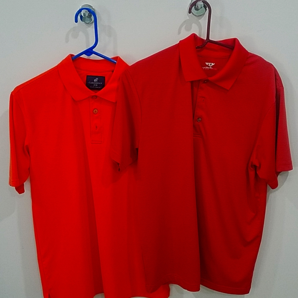 8 Medium Polo / Golf Shirts - PGA Tour, Izod, etc.